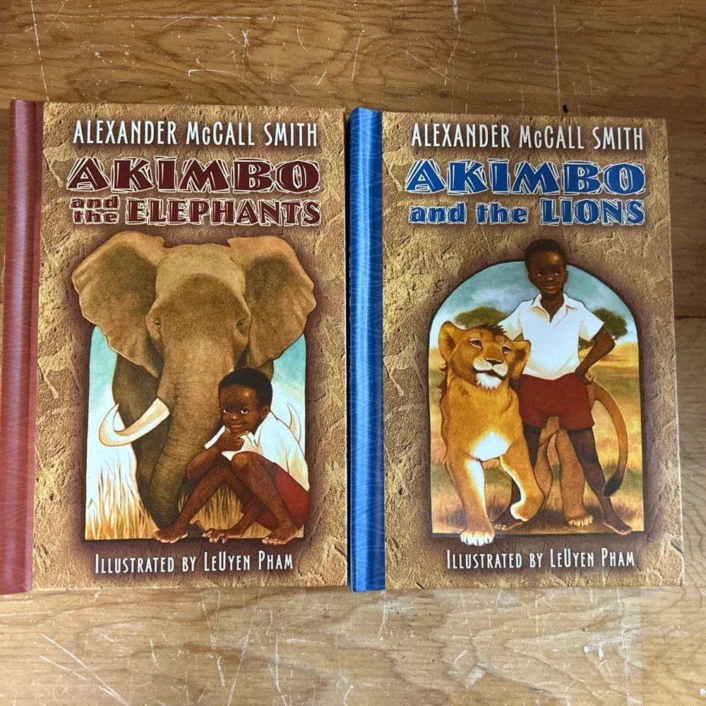 Akimbo and the Elephants/Lions by Alexander McCall Smith Two BooksSIGNED 1st/1st
